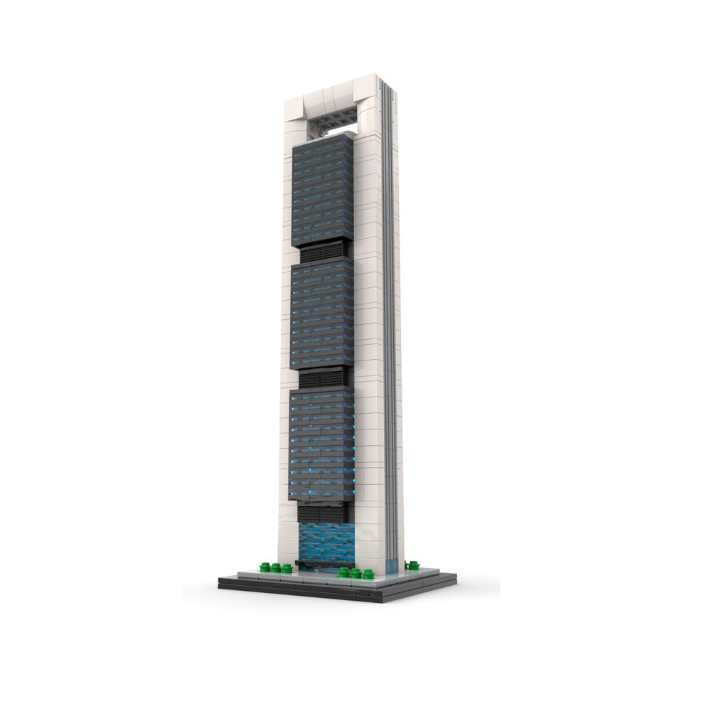 cepsa tower building set | 1:800 scale | moc-184706 - 3