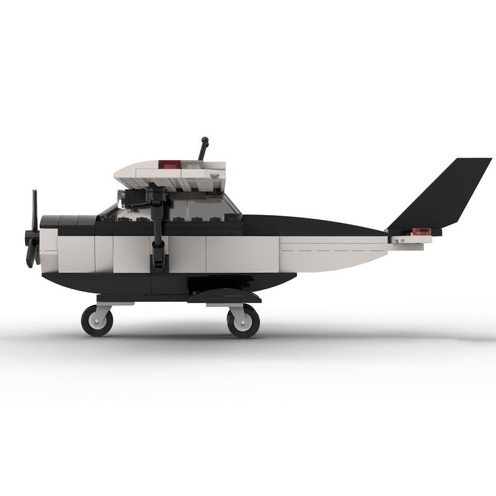 cessna 172 sky adventure plane building set | moc-27144 - 3