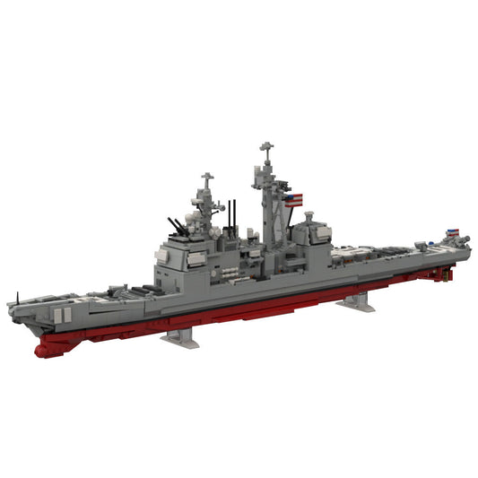 CG-72 USS Vella Gulf Missile Cruiser Building Kit | Ticonderoga | LEGO-Compatible MOC - 1