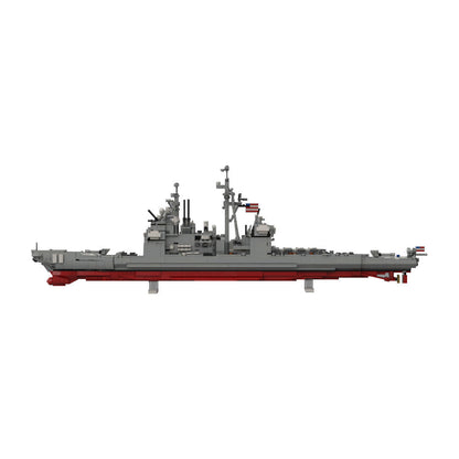CG-72 USS Vella Gulf Missile Cruiser Building Kit | Ticonderoga | LEGO-Compatible MOC - 3