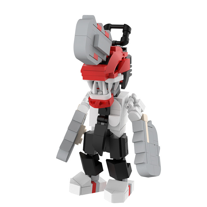 chainsaw man anime moc building blocks set - 5