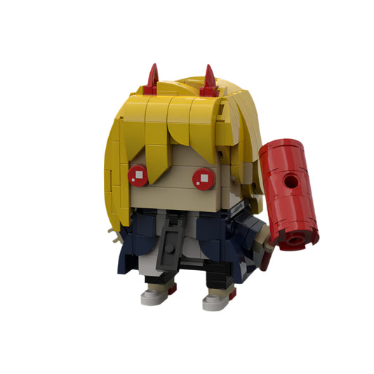 chainsawman power brickheadz building set | moc-142512 - 1