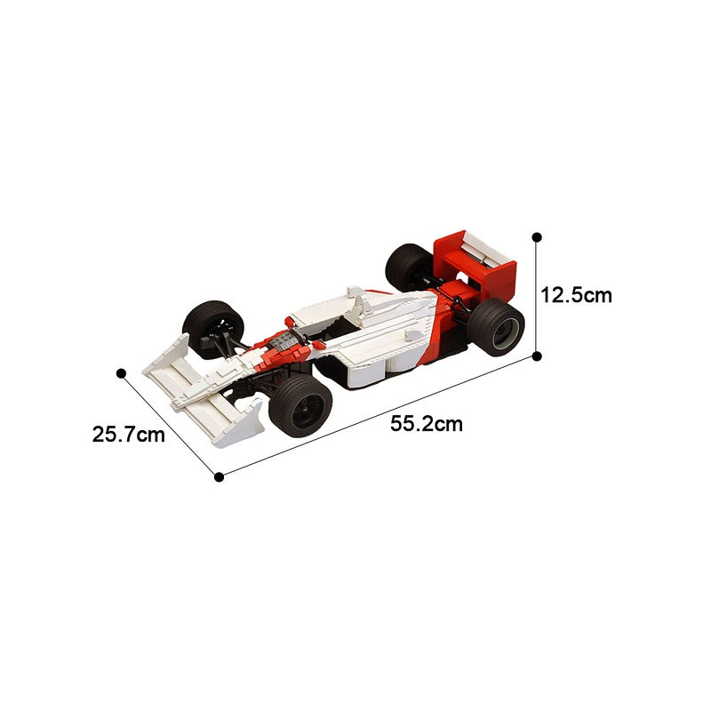 Championship Formula Racing Car Building Kit | 1:8 | LEGO-Compatible MOC - 3