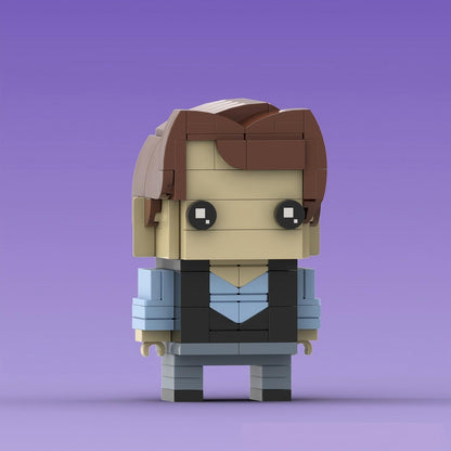 chandler bing brickheadz building kit | friends | moc-217884 - 4