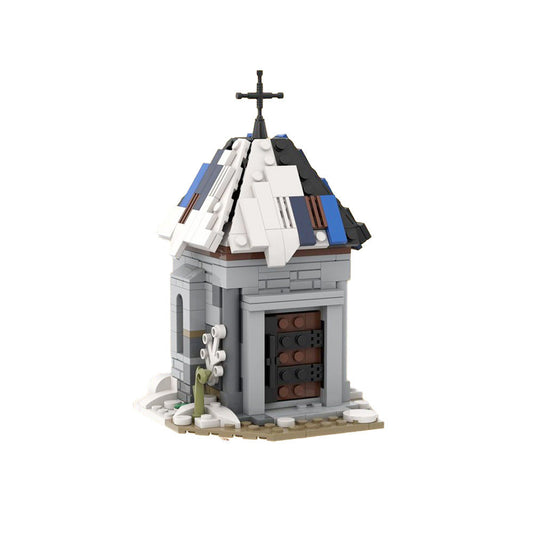 Chapel Building Kit | LEGO-Compatible MOC - 1