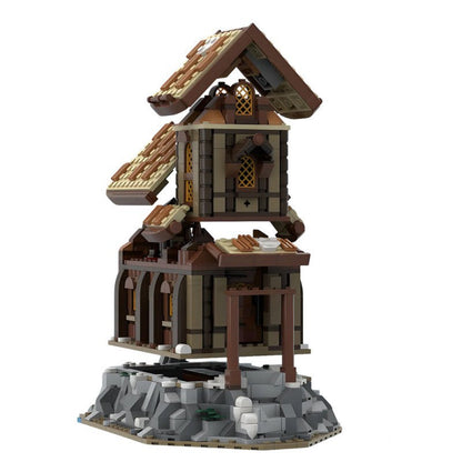 Chapel of Solitude Building Kit | LEGO-Compatible MOC - 4