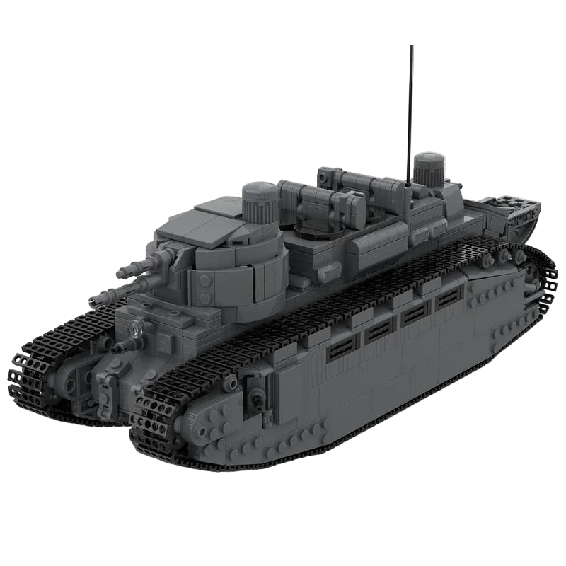 Char 2C French Super-Heavy Tank MOC Building Kit - 1