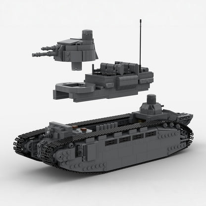 Char 2C French Super-Heavy Tank MOC Building Kit - 2