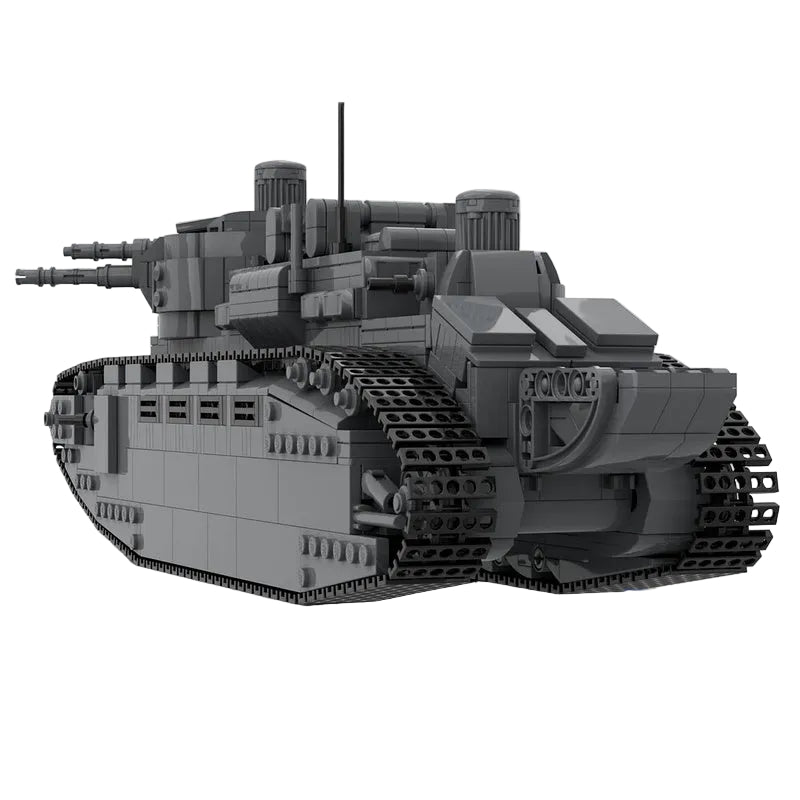 Char 2C French Super-Heavy Tank MOC Building Kit - 3
