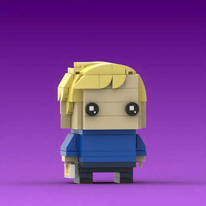 charlie bucket brickeadz building kit | willy wonka & the chocolate factory - 4