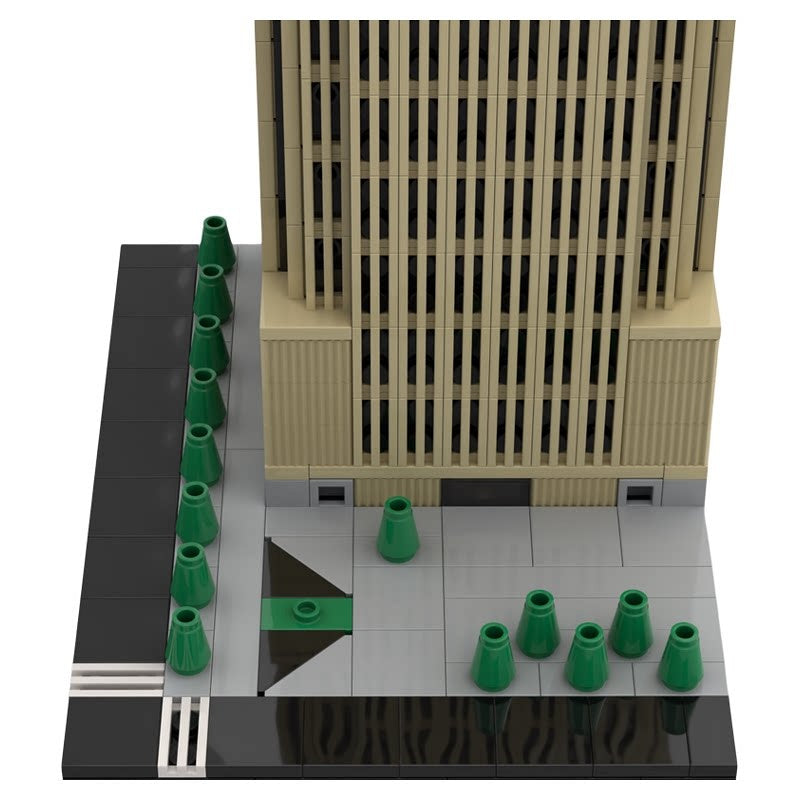 Charlotte Corporate Center Skyscraper 1:650 MOC Building Kit - 3