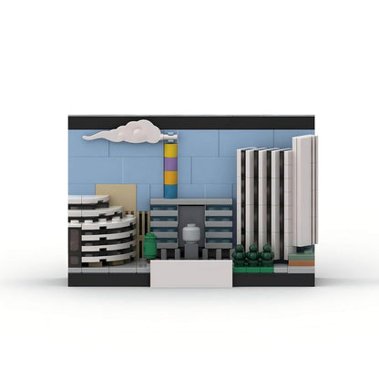 Chemnitz Germany Postcard Skyline Building Kit | LEGO-Compatible MOC - 3