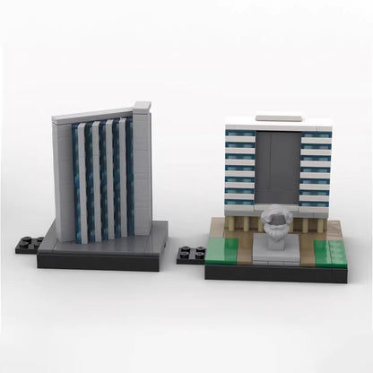 Chemnitz Skyline Building Kit | Compatible MOC - 5