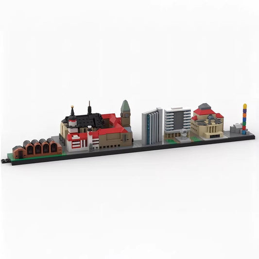 Chemnitz Skyline Building Kit | LEGO-Compatible MOC - 1