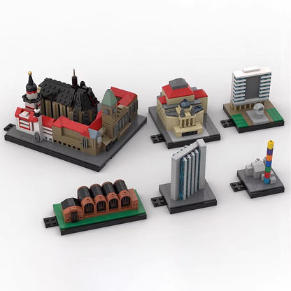 chemnitz skyline building kit | moc-46608 - 1