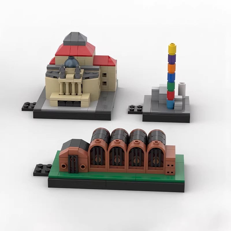 chemnitz skyline building kit | moc-46608 - 2