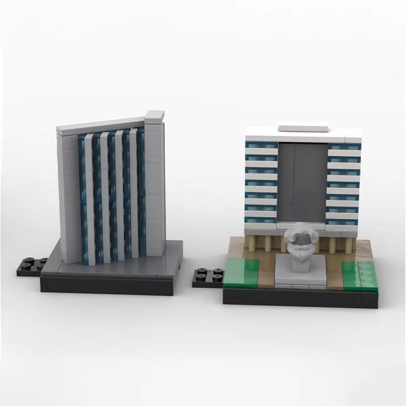 chemnitz skyline building kit | moc-46608 - 5