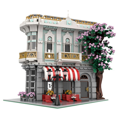 Cherry Blossom Modular Café MOC Building Kit - 2