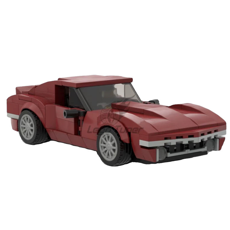 chevrolet corvette c3 building set | moc-82295 - 2
