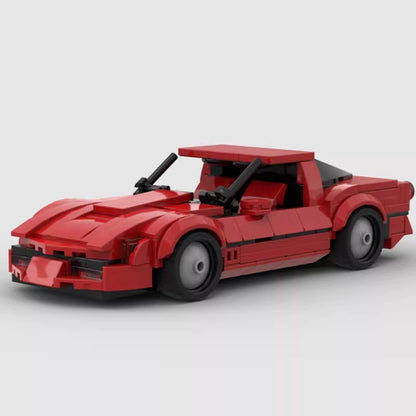 chevrolet corvette c4 building set | moc-182256 - 2
