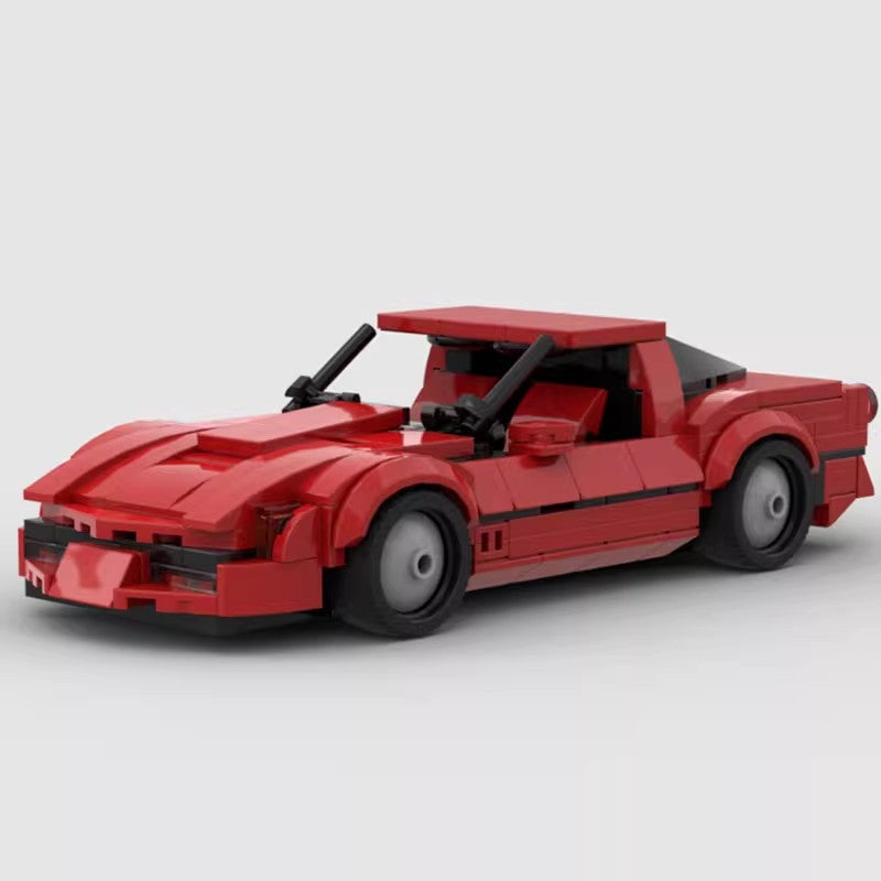 chevrolet corvette c4 building set | moc-182256 - 4
