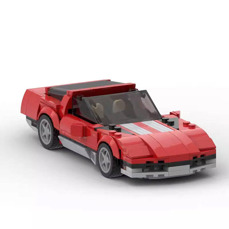 chevrolet corvette c4 matchbox version building sets | moc-95366 - 4