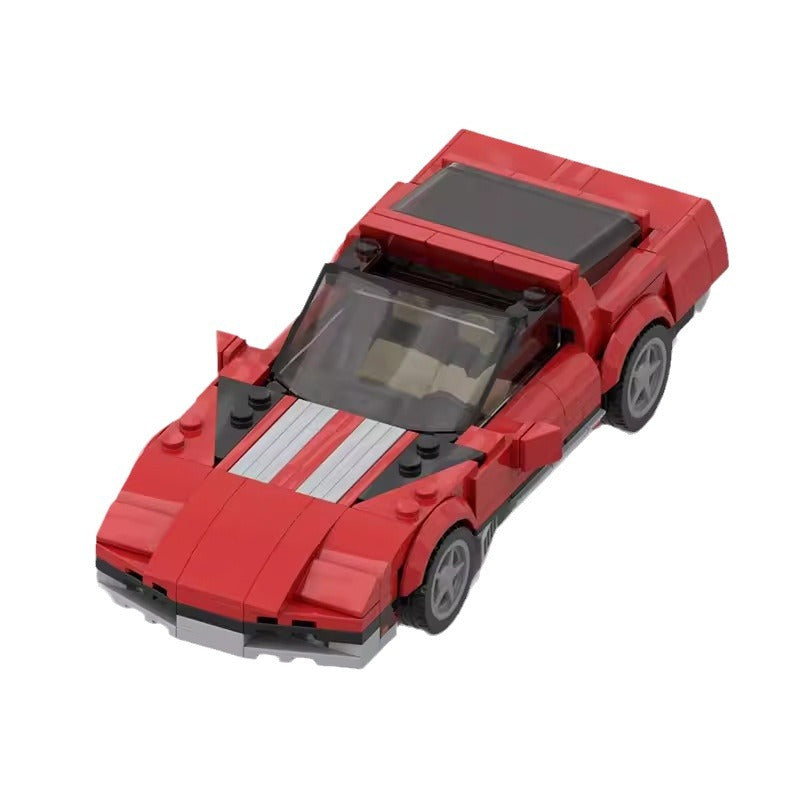 chevrolet corvette c4 matchbox version building sets | moc-95366 - 5