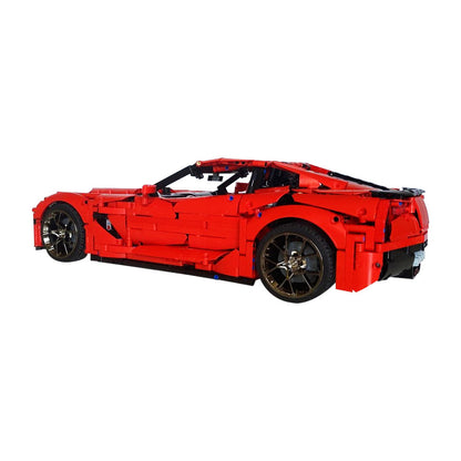 chevrolet corvette c7 building set | 1:8 scale | moc-188766 - 5