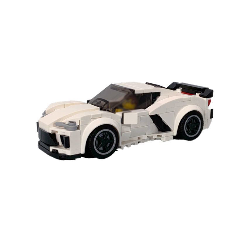 chevrolet corvette c8 building set | 6-wide | moc-88978 - 2