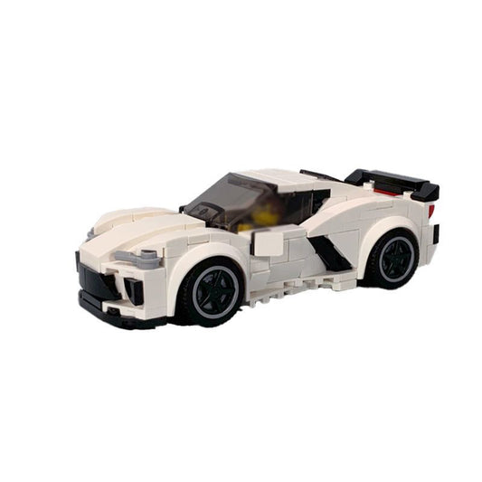 chevrolet corvette c8 building set | 6-wide | moc-88978 - 2