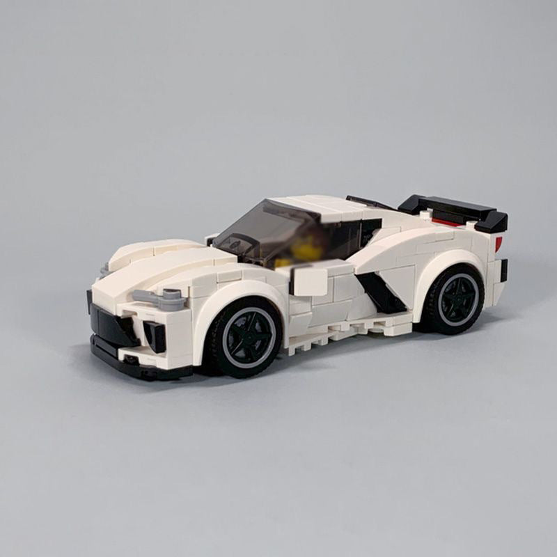 chevrolet corvette c8 building set | 6-wide | moc-88978 - 3