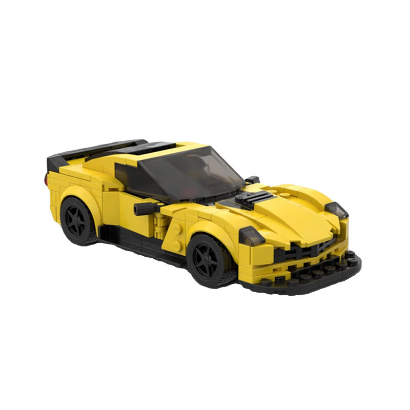 chevrolet corvette z06 building set | moc-57450 - 2