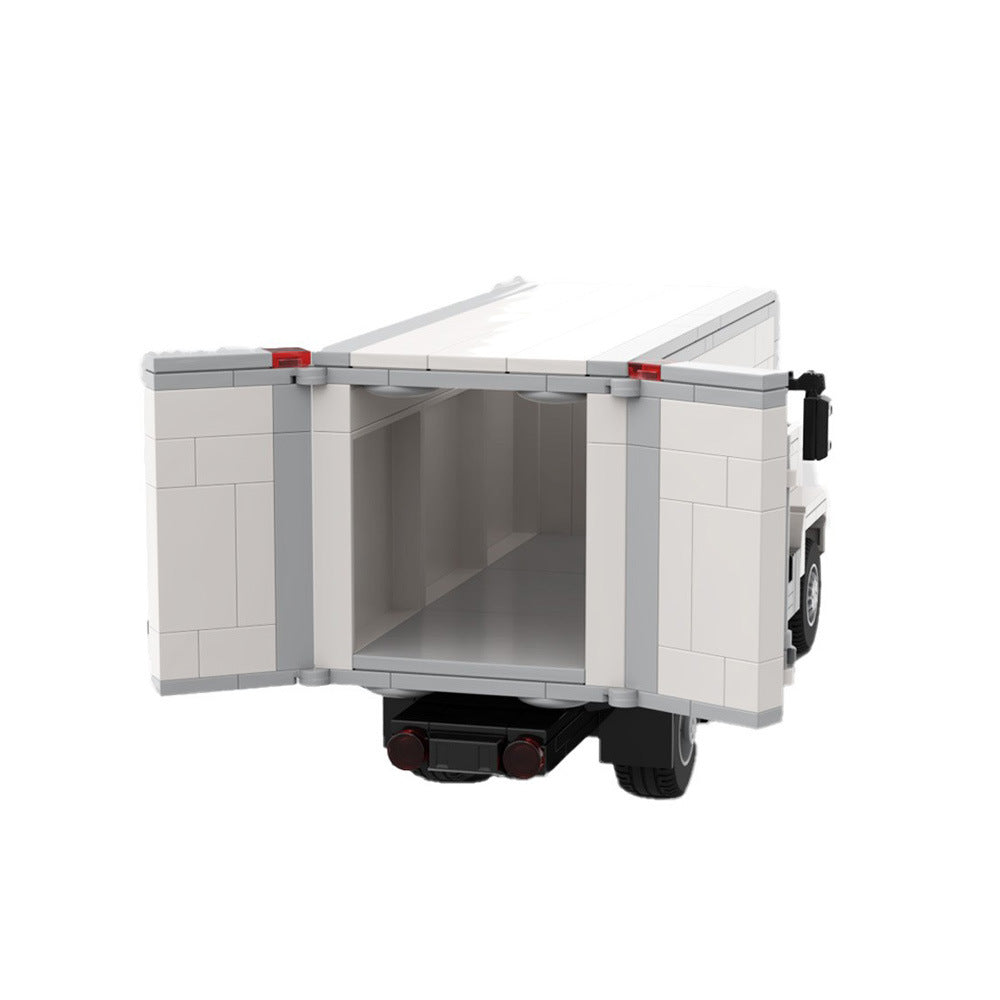 chevrolet kodiak c70 boxtruck building set | moc-67214 - 2