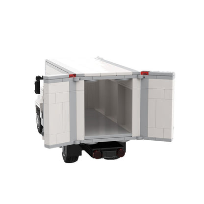 chevrolet kodiak c70 boxtruck building set | moc-67214 - 4