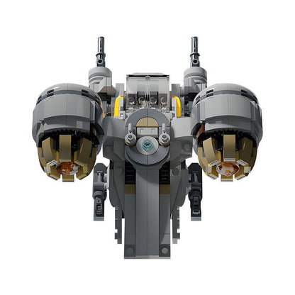 Chibi Bounty Hunter Inspired MOC Space Gunship Building Kit - 5