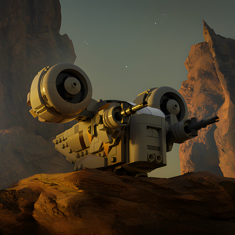 chibi razor crest building set | moc-207735 - 1