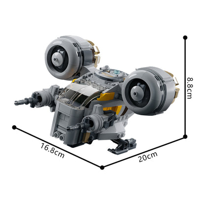 chibi razor crest building set | moc-207735 - 4