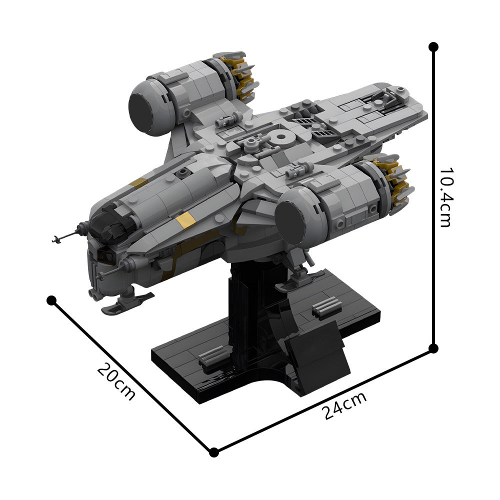 chibi razor crest building set | moc-207735 | moc-183462 - 3