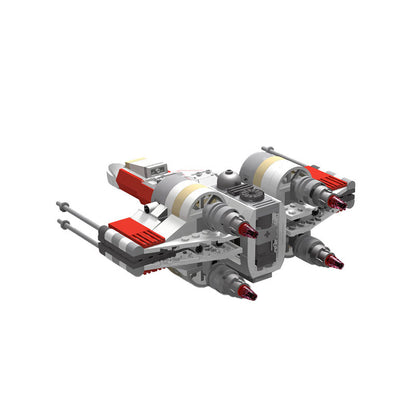 chibi x-wing t65 building set | star wars | moc-41925 - 3