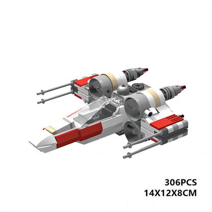 chibi x-wing t65 building set | star wars | moc-41925 - 4