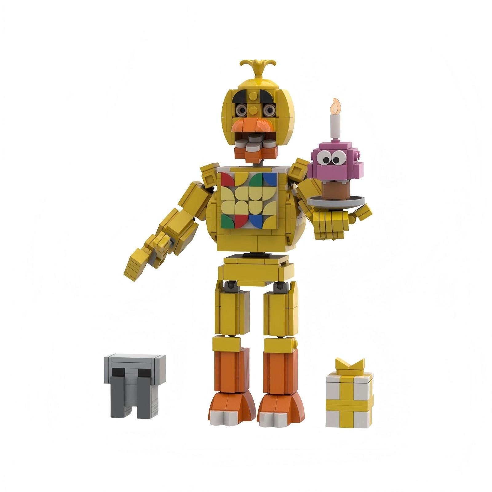 chica the chicken building set | five nights at freddy's | moc-228132 - 2