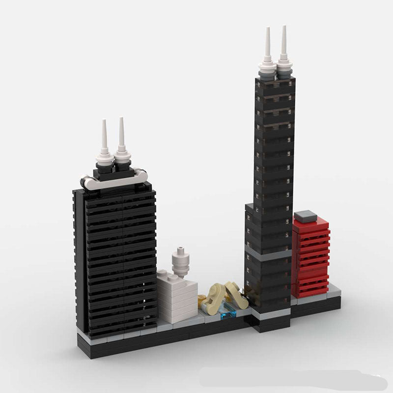 chicago skyline building set | moc-41250 - 1