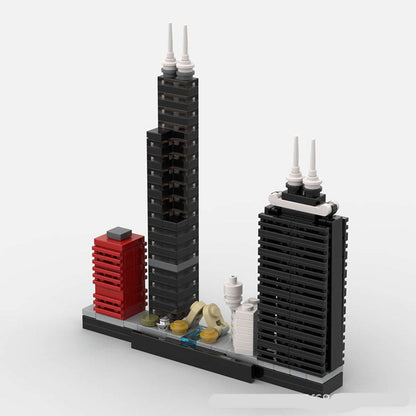 chicago skyline building set | moc-41250 - 3