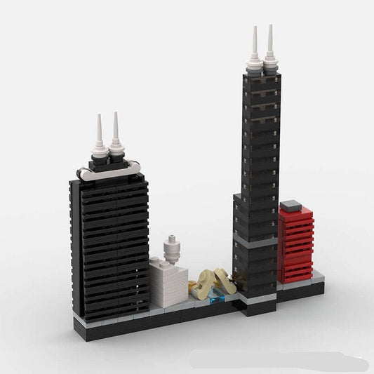 Chicago Skyline MOC Building Kit | City Architecture Model - 1