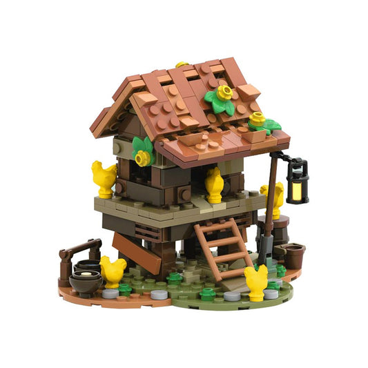 Chicken Coop MOC Building Kit | Farm Architecture Model - 1