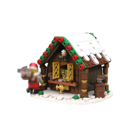 christmas beer stand shop | winter village | moc-166236 - 2