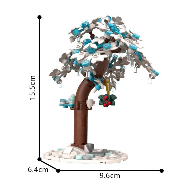 Christmas Frozen Tree Building Kit | Games Advent Calendar | LEGO-Compatible MOC - 3