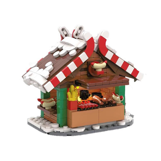 Christmas Grilling Stand Building Kit | CHRISTMAS | LEGO-Compatible MOC - 1