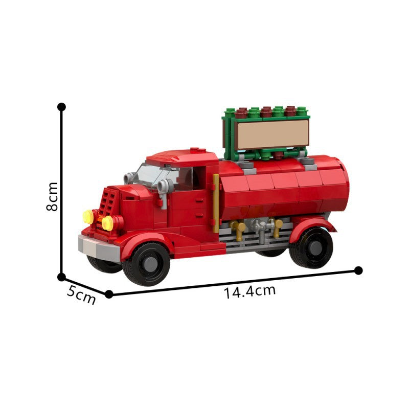 christmas hot cocoa truck building set | moc-204767 - 3