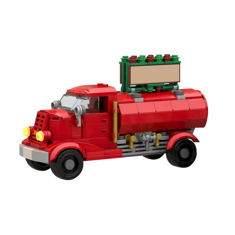 Christmas Hot Cocoa Truck Winter Village Building Kit | Compatible MOC - 1
